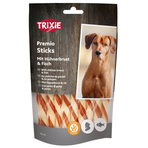 Лакомство Trixie Premio Fish Chicken Sticks для собак с курицей и рыбой 80 г
