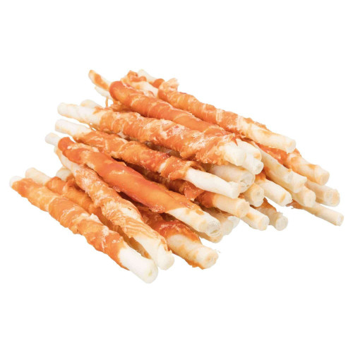 Лакомства Trixie Denta Fun Chicken Chewing Rolls для собак Палочка для чистки зубов с курицей 12 см 240 г 30 шт