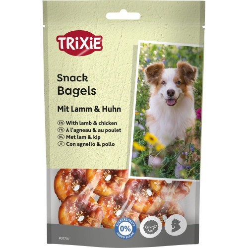 Лакомства Trixie Bagels with Lamb & Chicken для собак кольца с ягненком и курицей 100 г