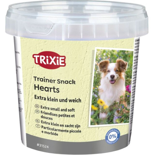 Ласощі Trixie Trainer Snack Mini Hearts для собак з куркою ягням та лососем 200 г
