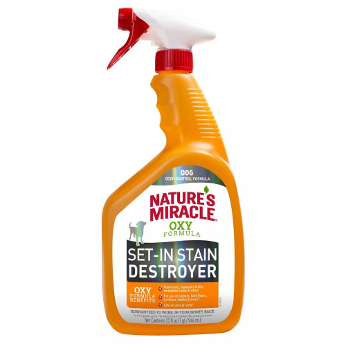 Средство 8in1 Nature's Miracle Dog Oxy Formula Spray для устранения пятен и запахов от собак 946 мл