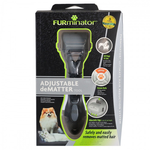 Колтунорез FURminator для собак и котов регулированный
