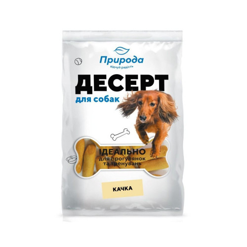 Лакомства Природа Десерт для собак утка 550 г