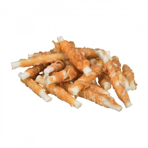 Лакомства Trixie Denta Fun Chewing Rolls для собак Палочки для чистки зубов с курицей 6 см 120 г
