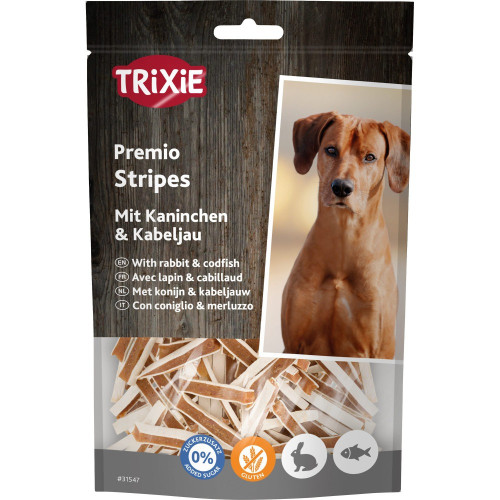 Лакомство Trixie Premio Fish Rabbit Stripes для собак снеки с рыбой и кроликом 100 г