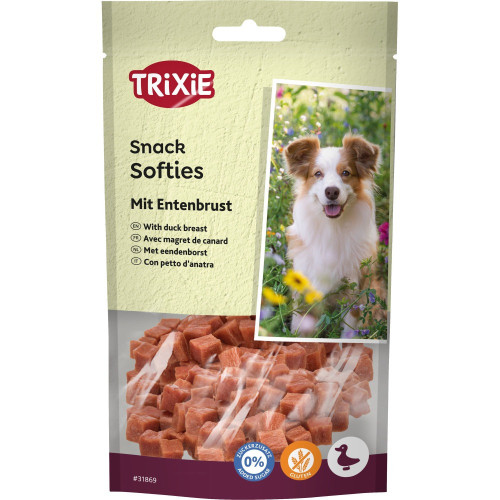 Лакомства Trixie Softies with Duck Breast для собак кусочки с уткой 100 г