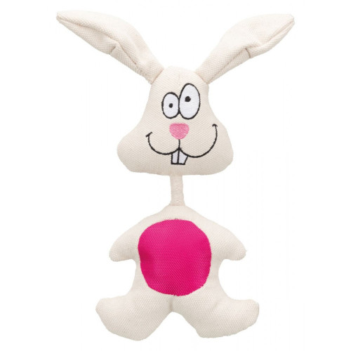 Игрушка Trixie для собак Кролик с пискавкой текстиль 29 см