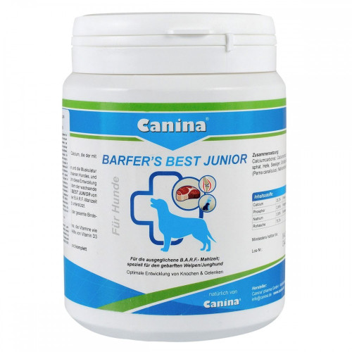 Витаминно-минеральный комплекс Canina Barfer Best Junior для собак на натуральном кормлении 850 г