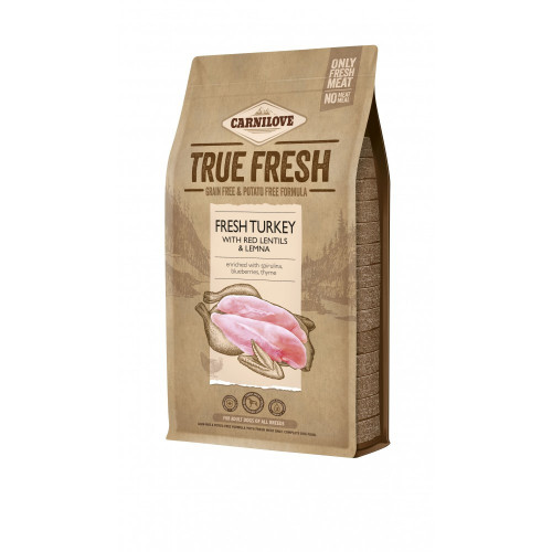 Корм сухой Carnilove True Fresh Turkey for Adult dogs для взрослых собак всех пород с индейкой 1,4 кг