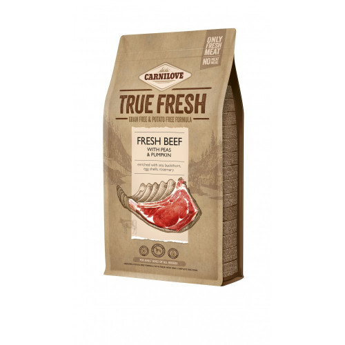 Корм сухой Carnilove True Fresh Beef для взрослых собак всех пород с говядиной 1,4 кг