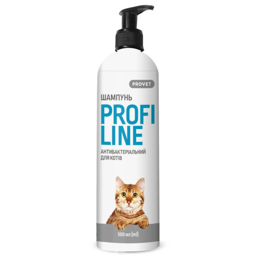 Шампунь PROVET PROFILINE для котов антибактериальный 300 мл