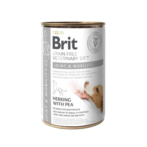 Влажный корм Brit Grain Free Veterinary Diets Joint & Mobility для взрослых собак для поддержания здоровья суставов...