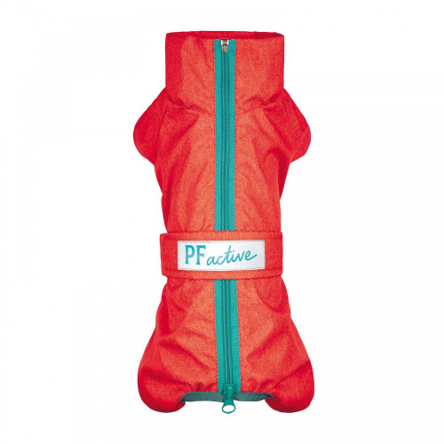 Комбинезон Pet Fashion Rain для таксы красный S2