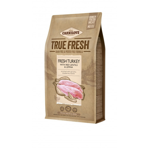 Корм сухой Carnilove True Fresh Turkey for Adult dogs для взрослых собак всех пород с индейкой 4 кг