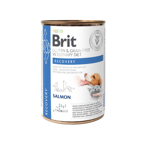 Влажный корм Brit Grain Free Veterinary Diets Recovery для взрослых собак и кошек для восстановления после болезни...