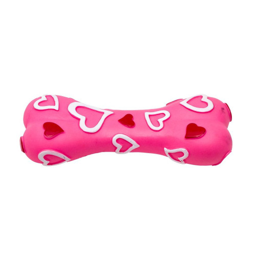 Игрушка Eastland для собак Кость с сердцем виниловая 18,5 см