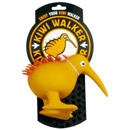 Игрушка Kiwi Walker для собак Птица Киви оранжевая 15,5 см