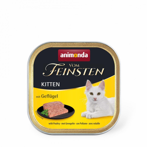 Корм влажный Vom Feinsten Kitten with Poultry для котят с птицей 100 г