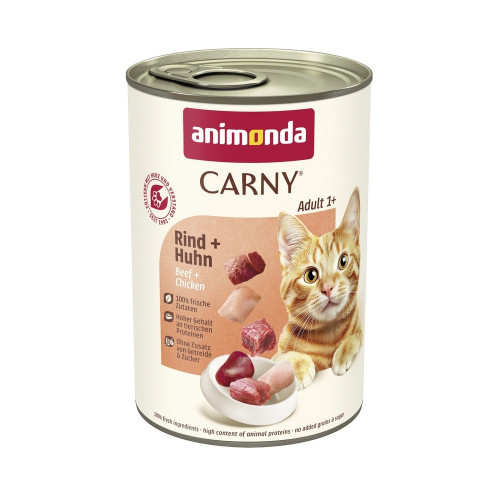 Корм влажный Carny Adult Beef Chicken для взрослых котов с говядиной и курицей 400 г