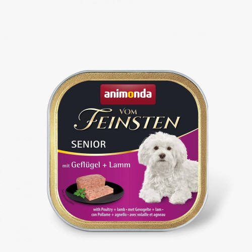 Корм вологий Vom Feinsten Senior with Poultry Lamb для пожилых собак с птицей и ягненком 150 г