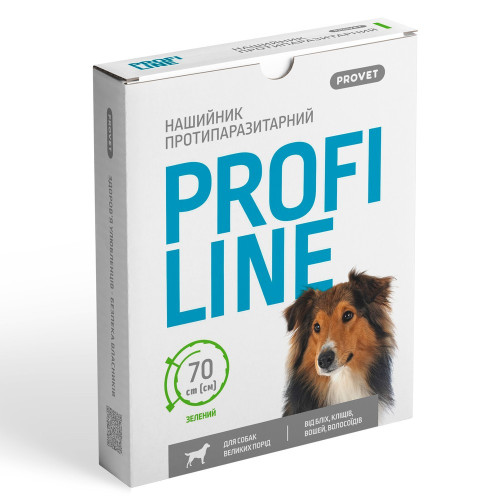 Ошейник PROVET PROFILINE для собак для крупных пород инсектоакарицид 70 см