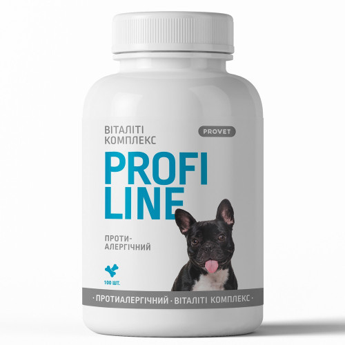 Витамины PROVET Profiline для собак Виталити комплекс противоаллергический 100 таб