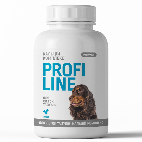 Витамины PROVET Profiline Кальций Комплекс для собак для костей и зубов 100 таблеток