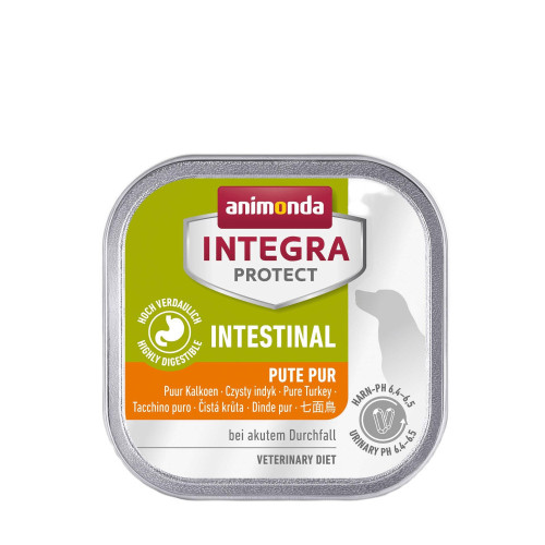 Корм ветеринарний вологий Integra Protect Intestinal Pure Turkey моно індичка для собак при порушенні кишково...