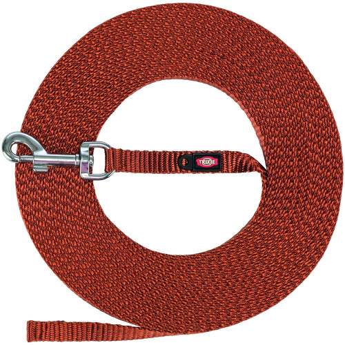 Повідок Trixie Tracking lead для собак екстралегкий XS–S 10 м 10 мм рижий