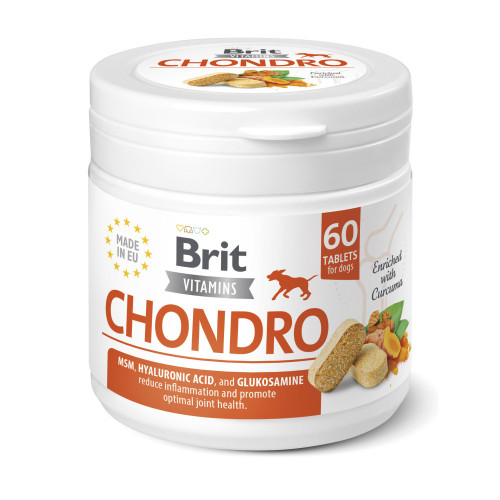 Витамины Brit Vitamins Chondro для собак для суставов 60 таблеток