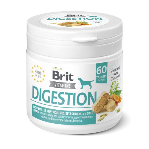 Витамины Brit Vitamins Digestion для пищеварительных трав 60 таблеток