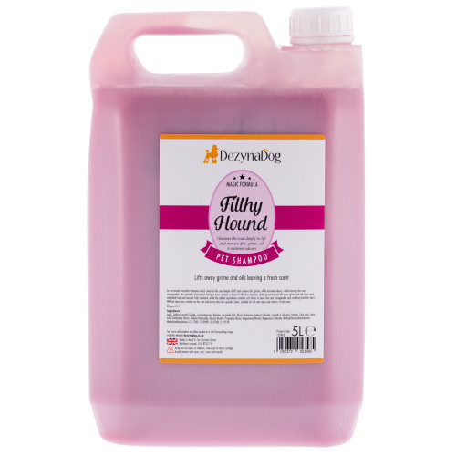 Шампунь Dezynadog Filthy Hound Deep Clean для глибокого очищення брудної шерсті дезодорує має стійкий аромат...