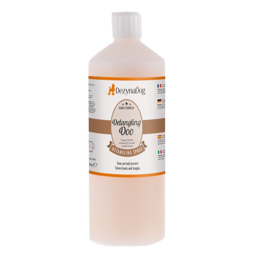 Спрей Dezynadog Detangling Doo Spray для розплутування ковтунів та вузлів призначений для шерсті породи Doodle 1л