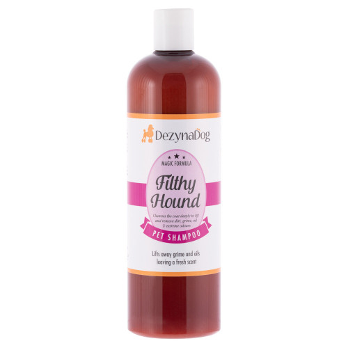 Шампунь Dezynadog Filthy Hound Deep Clean для глибокого очищення брудної шерсті дезодорує має стійкий аромат...