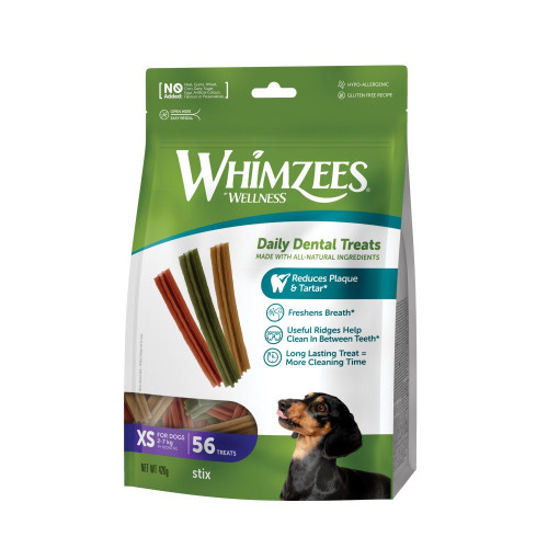 Лакомства Whimzees Stixд/собак в форме палочекXS 56 шт