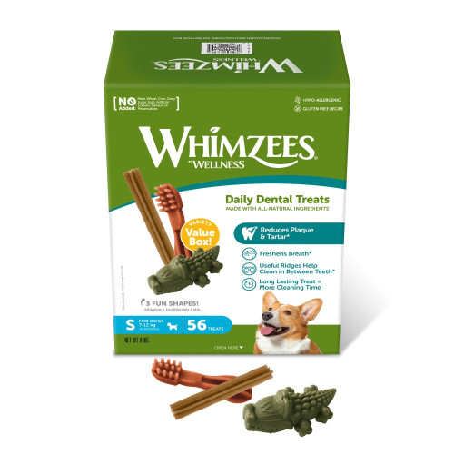 Лакомства Whimzees Variety Value Box д/собак набор в ассортименте S 56 шт