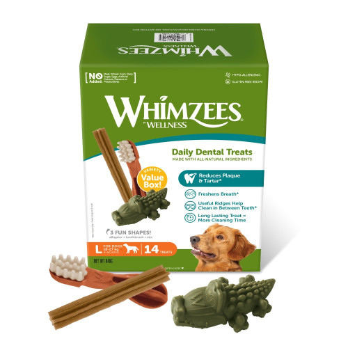 Лакомства Whimzees Variety Value Box д/собак набор в ассортименте L 14 шт