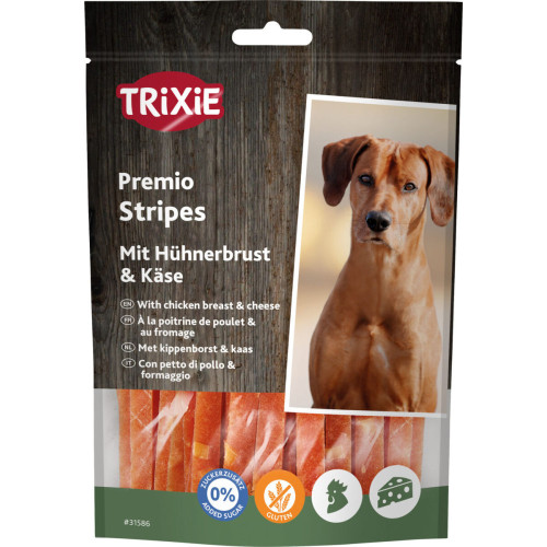 Лакомство Trixie Premio Chicken Cheese Stripes для собак палочки с курицей и сыром 100 г