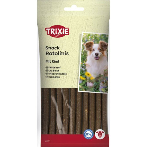 Лакомства Trixie Rotolinis with Beef для собак палочки с говядиной 12 см 120 г 12 шт