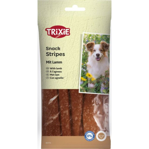 Лакомства Trixie Stripes with Lamb для собак полоски с ягненком 100 г 10 шт