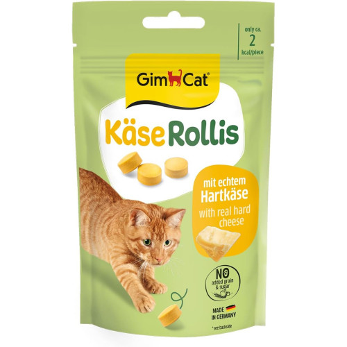 Лакомства GimCat для котов таблетки с комплексом витаминов сырные 40 г