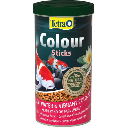 Корм Tetra Pond Colour Sticks для всіх ставкових риб для яскравості забарвлення палички 1 л