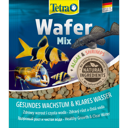 Корм сухой Tetra Wafer Mix для аквариумных донных рыб та ракообразных в пластинах 15 г