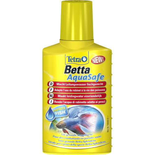 Кондиціонер Tetra Betta Aqua Safe для підготовки водопровідної води в придатну для півників 100 мл на 100 л