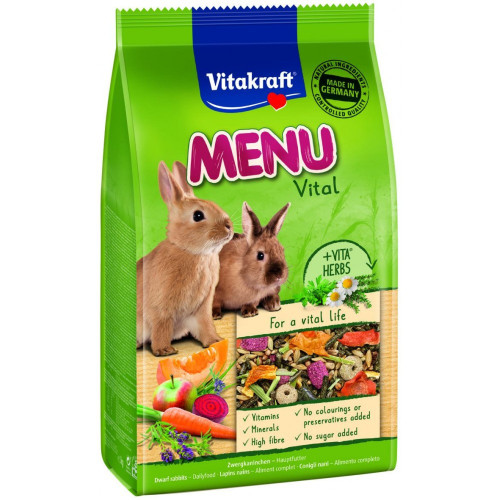 Корм Vitakraft Premium Menu Vital для декоративных грызунов для кроликов 1 кг