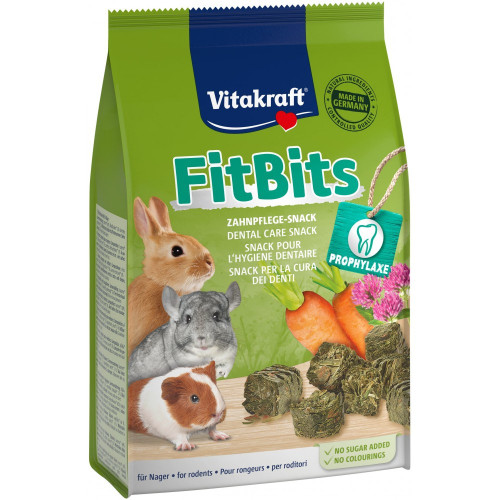 Лакомство Vitakraft Fit Bits для декоративных грызунов овощи и люцерна 500 г