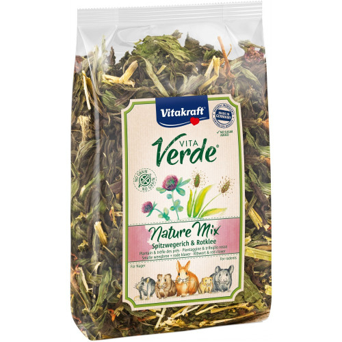 Корм Vitakraft Vita Verde Nature Mix для декоративных грызунов с подорожником и клевером 70 г