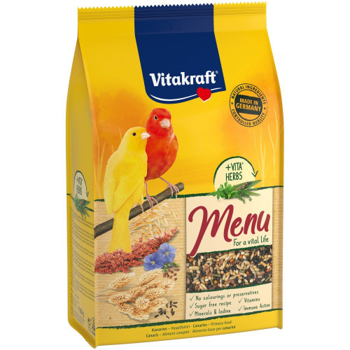 Корм Vitakraft Premium Menu для декоративных попугаев для канареек 500 г