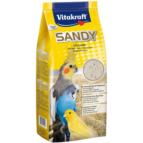 Наполнитель Vitakraft Sandy для клеток птиц песок 2,5 кг