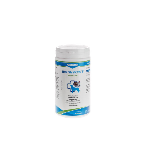 Вітамінний комплекс Canina Biotin Forte Tabletten для собак Біотин інтенсивний курс для шерсті 700 г 210 табл.
